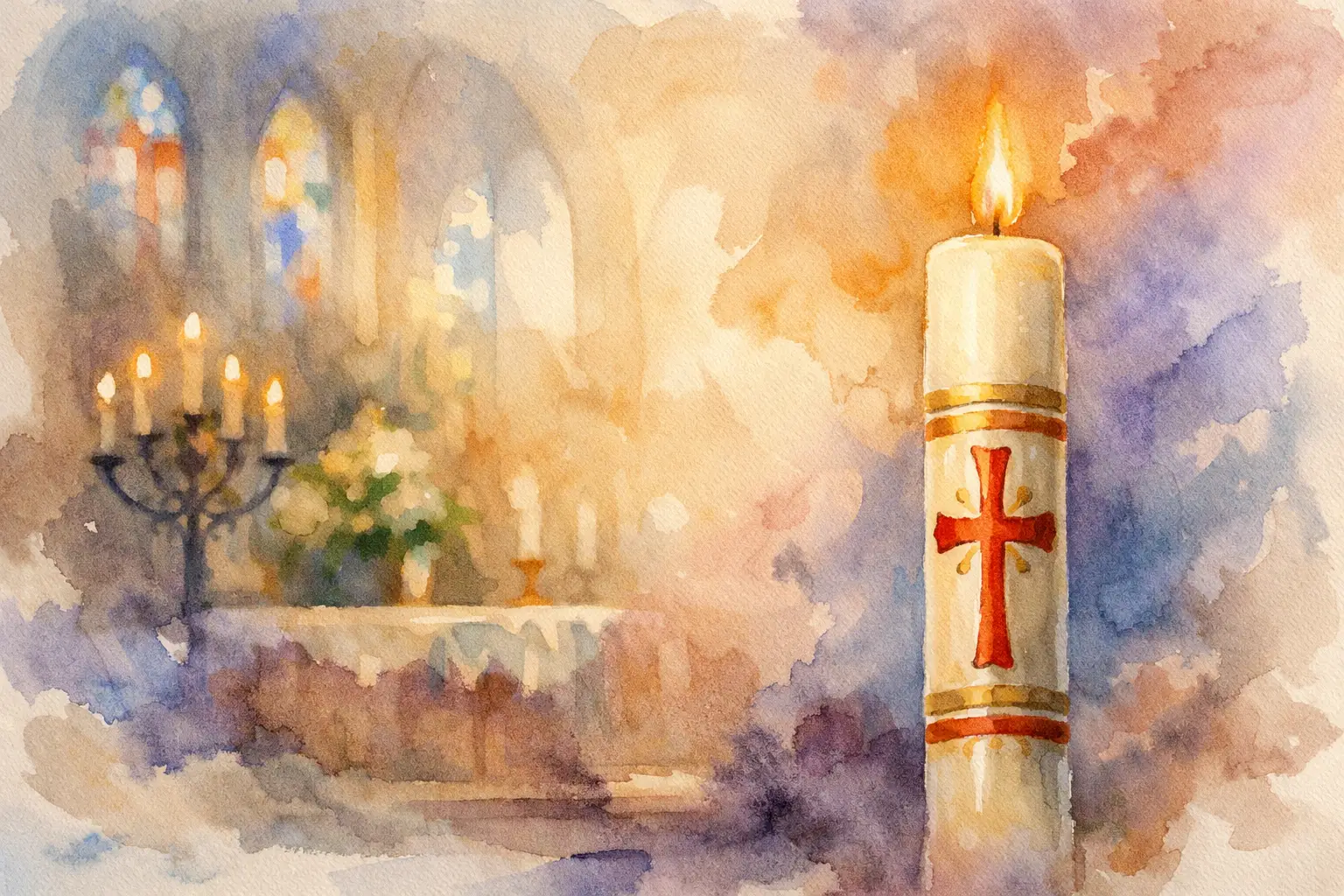 Choosing a Paschal Candle for Church